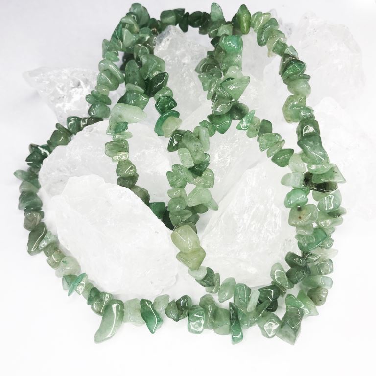 Minerální náhrdelník Avanturín - chips