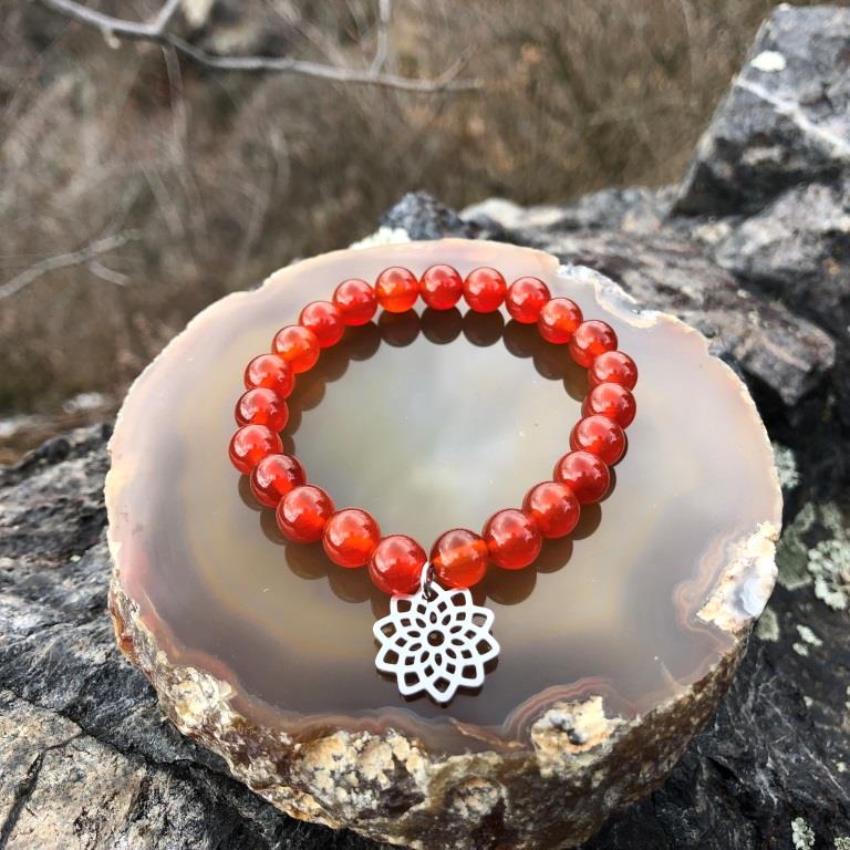 Minerální náramek - KARNEOL