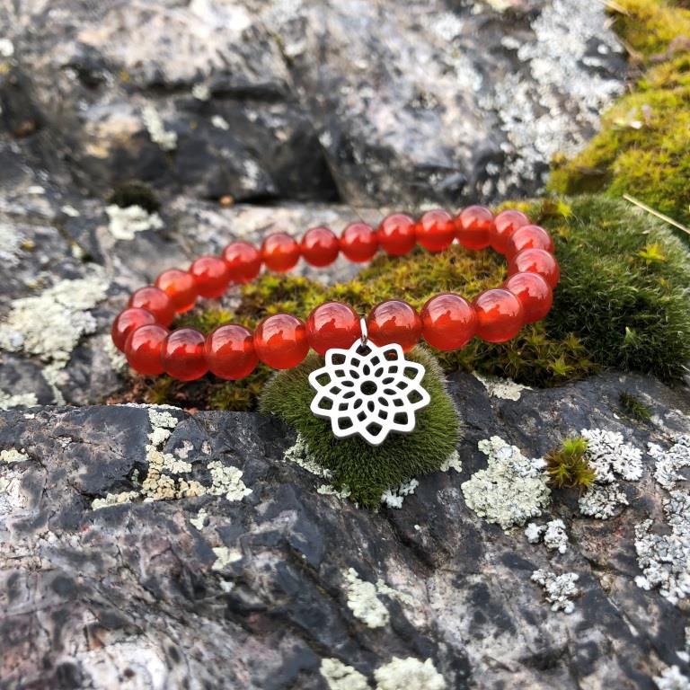 Minerální náramek - KARNEOL