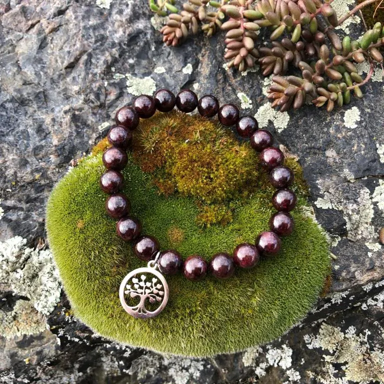 Minerální náramek - GRANÁT