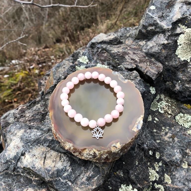 Minerální náramek - RŮŽENÍN