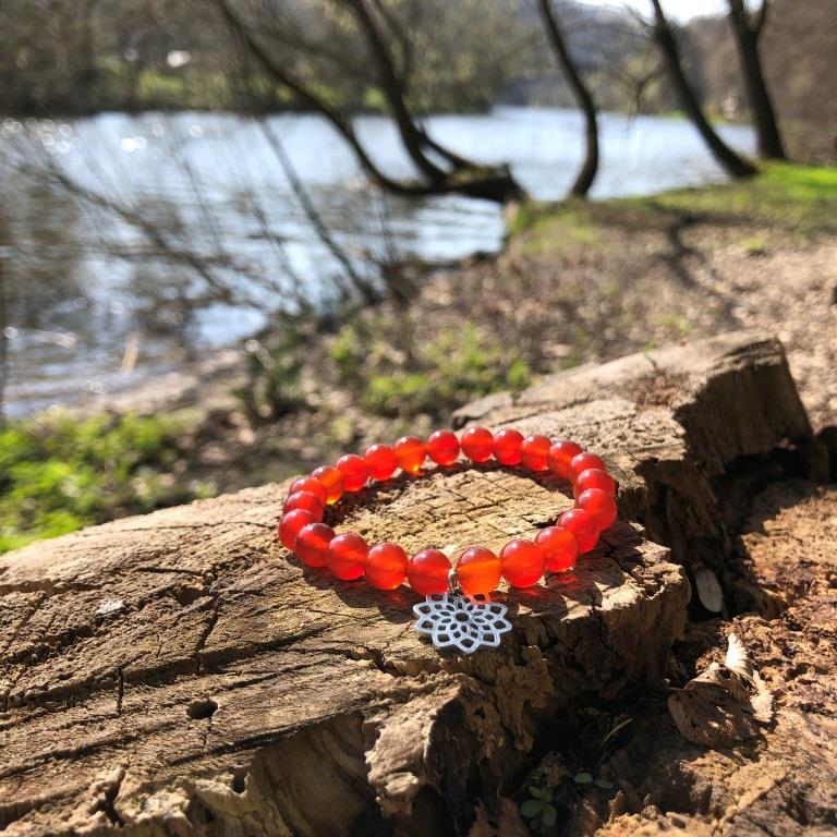 Minerální náramek - KARNEOL