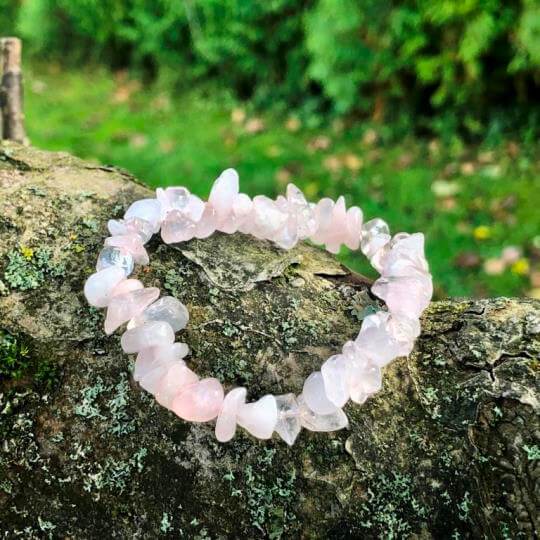 Minerální náramek Růženín - chips