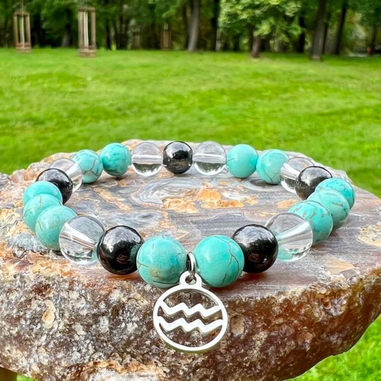 Minerální náramek VODNÁŘ