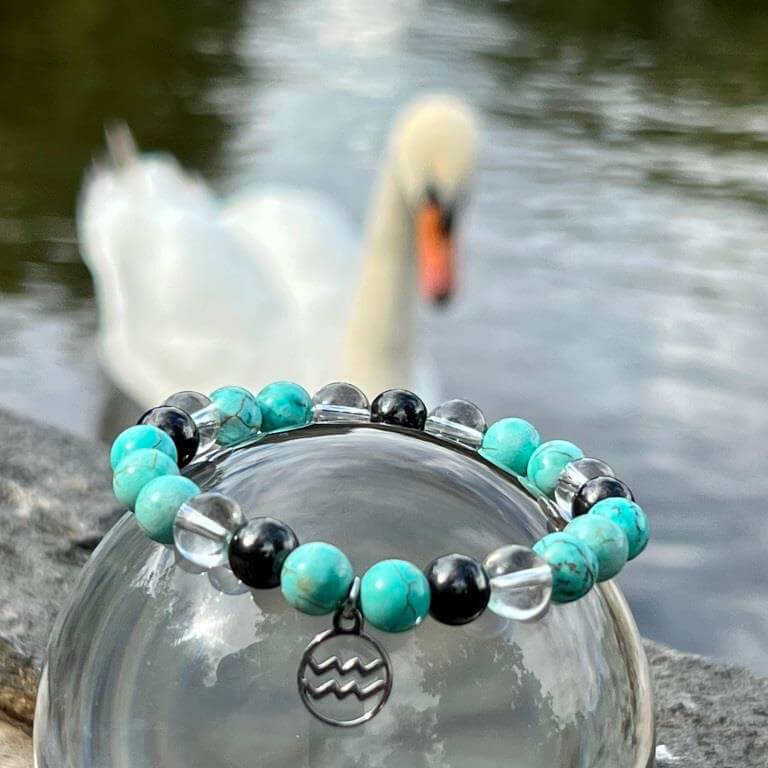 Minerální náramek VODNÁŘ