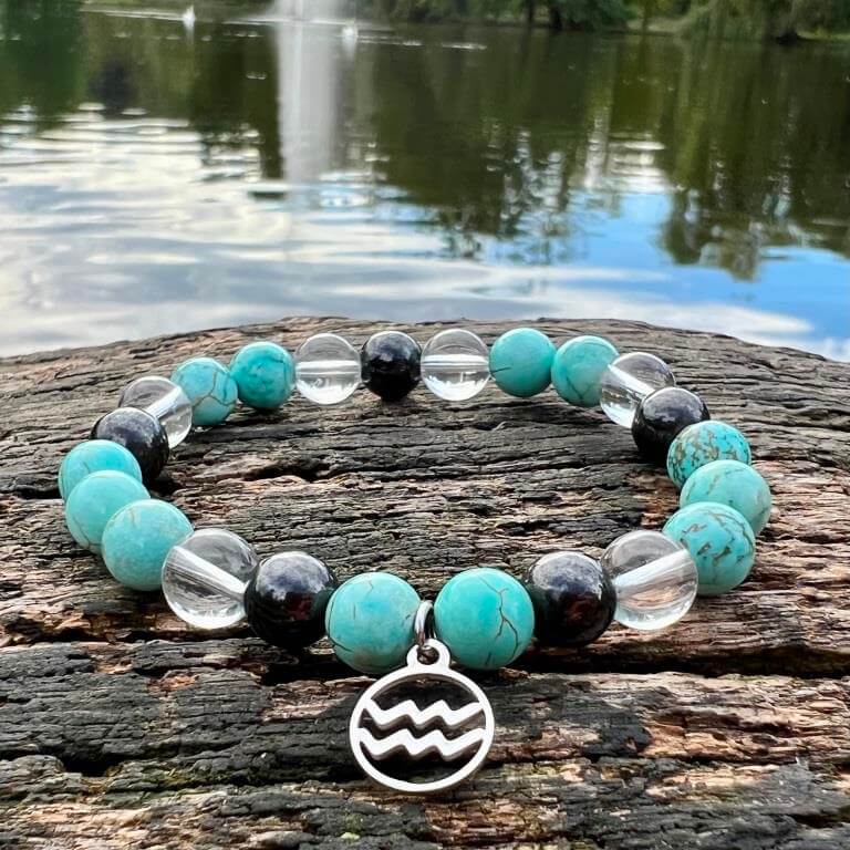 Minerální náramek VODNÁŘ