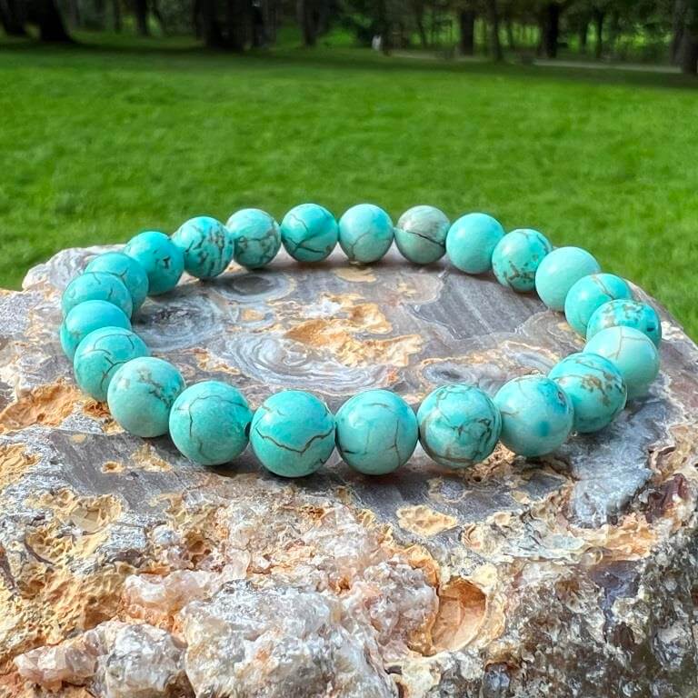 Minerální náramek - TYRKYS