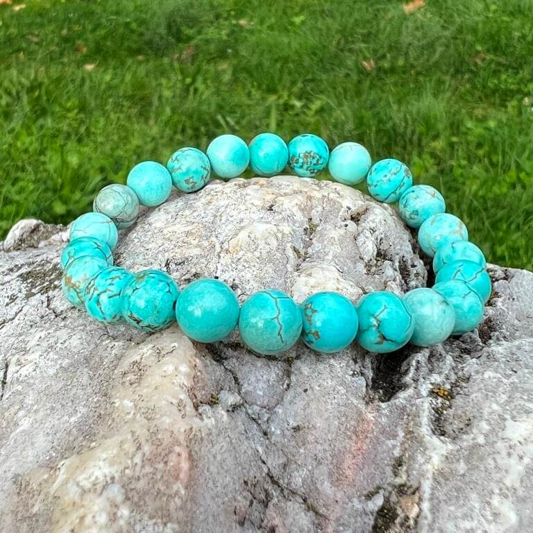 Minerální náramek - TYRKYS