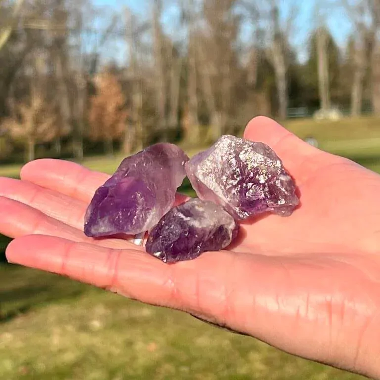 Surový brazilský Ametyst