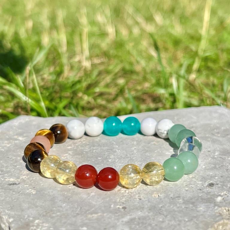 Minerální náramek - ČTYŘI ROČNÍ OBDOBÍ - žena