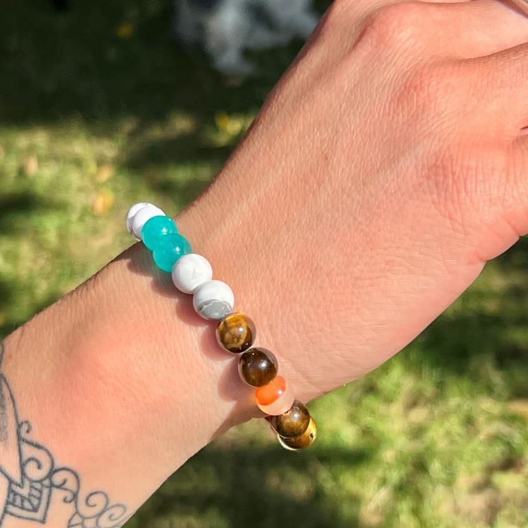 Minerální náramek - ČTYŘI ROČNÍ OBDOBÍ - žena