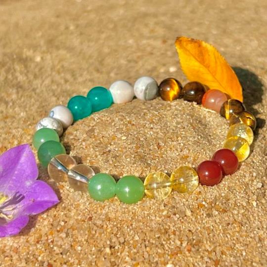 Minerální náramek - ČTYŘI ROČNÍ OBDOBÍ - žena