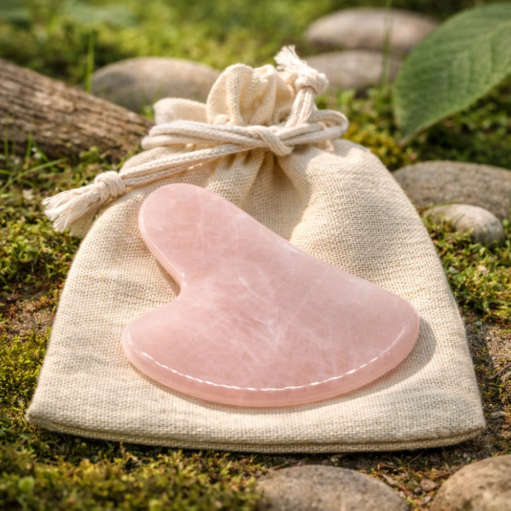 Masážní kámen Gua Sha - RŮŽENÍN