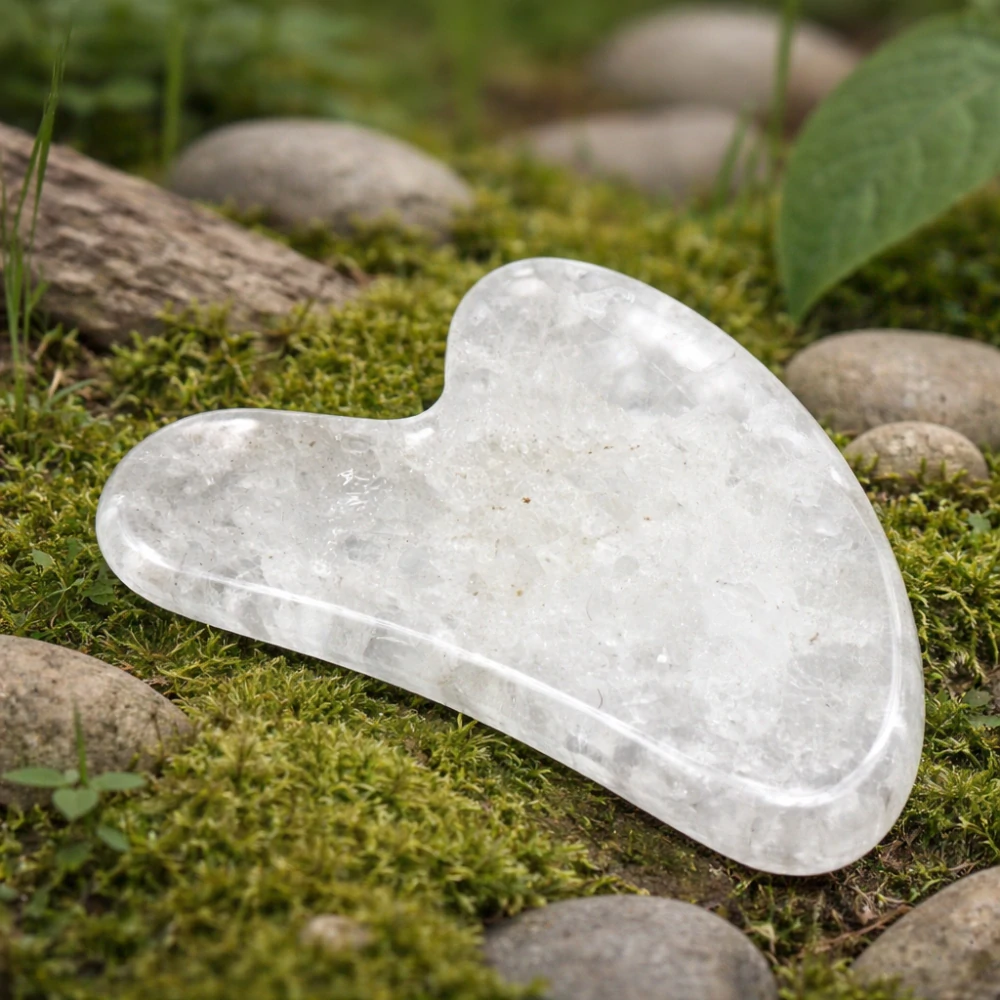 Masážní kámen Gua Sha - KŘIŠŤÁL